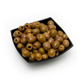 Olive nere rosate denocciolate in salamoia secchiello kg 3 Pisciotta.jpg