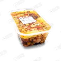 Antipasto verdure olio vaschetta plastica kg 1,9 Giuseppe Rosso