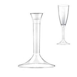 Base per calici usa e riusa colore trasparente 20 pezzi Gold Plast.jpg