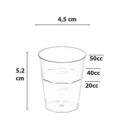 Bicchierini liquore 50cc Usa&Riusa plastica PS trasparente pezzi 50 GoldPlast bis.jpg