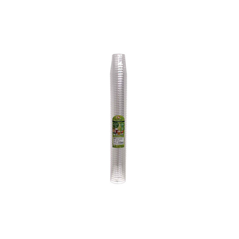 Bicchierini liquore 50cc Usa&Riusa plastica PS trasparente pezzi 50 GoldPlast tris.jpg