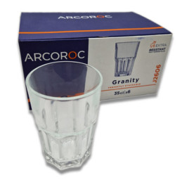 Bicchiere tumbler basso Granity cl 35 pacco pezzi 6 Arcoroc