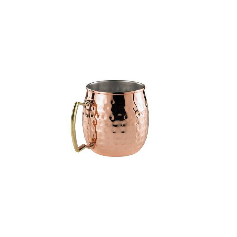 Bicchiere moscow mule acciao e rame ml 590 Leone.jpg