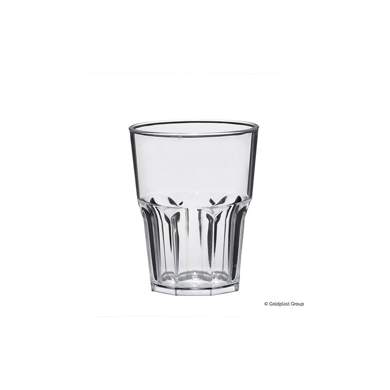 Bicchiere 8 pezzi plastica infrangibile Rox san trasparente ml 290 GoldPlast.jpg