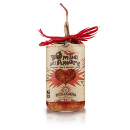 Salasa piccante pepeproncino e ortaggi Bombetta vaso vetro gr 90 Delizie di Calabria.jpg