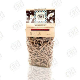 Pasta Busiata di grano duro antico siciliano Russello ad elevata digeribilità. Prodotta nel trapanese. Confezione da 500gr