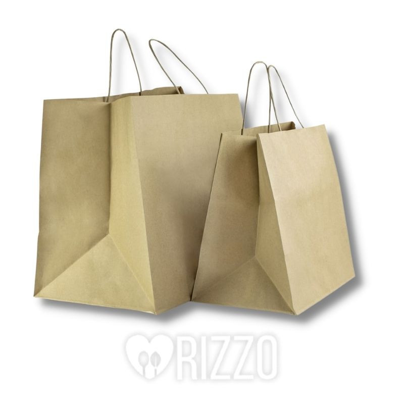 Busta carta avana con manico confezione 25 pezzi 28x28xh15 Florida.jpg