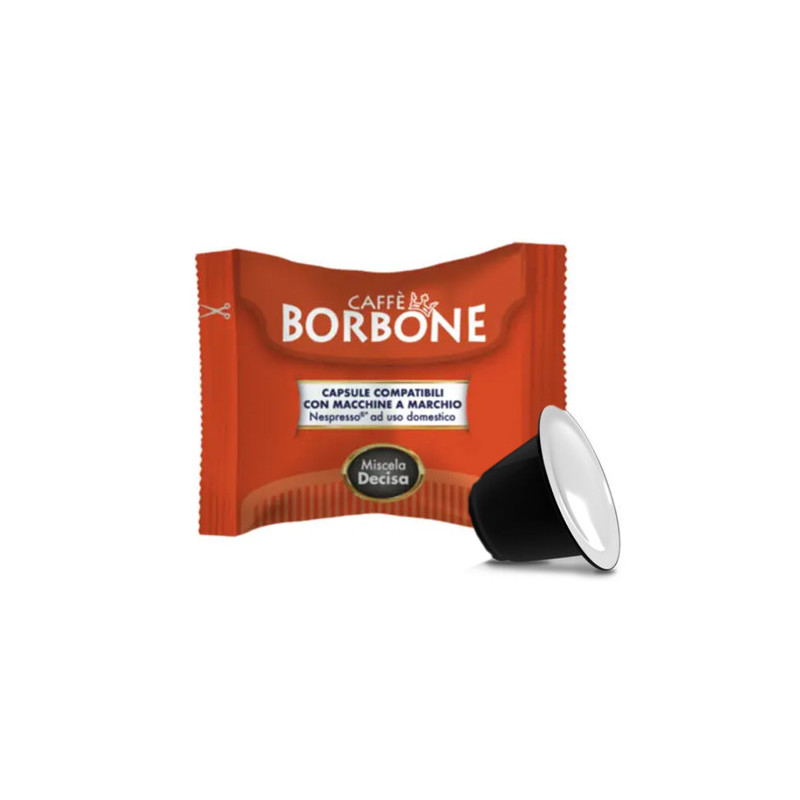 Caffè capsula Nespresso miscela Decisa cartone 50 capsule Borbone.jpg