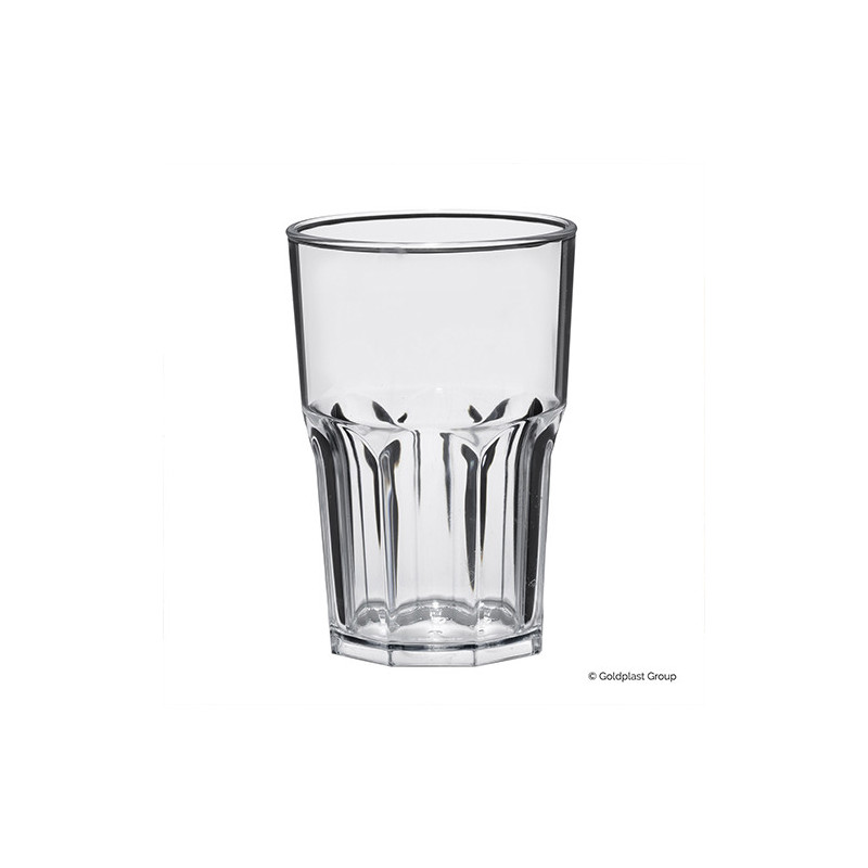 Bicchiere plastica infrangibile Granity san trasparente ml 425 GoldPlast.jpg