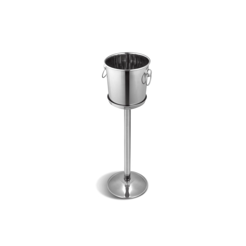Colonna piedistallo inox per secchio spumante chmapegne vino Comas.jpg