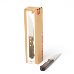 Coltello bistecca churrasco manico legno confezione pezzi 6 Comas.jpg
