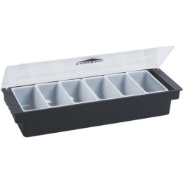 Contenitore professionale 6 scomparti ABS Paderno
