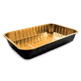 Contenitore alluminio oro nero 2040cc pezzi 50 Smoothwall Contital.jpg