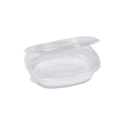 Contenitori ovali PET con coperchio incernierato G0 cc150 Cuki Professional.jpg