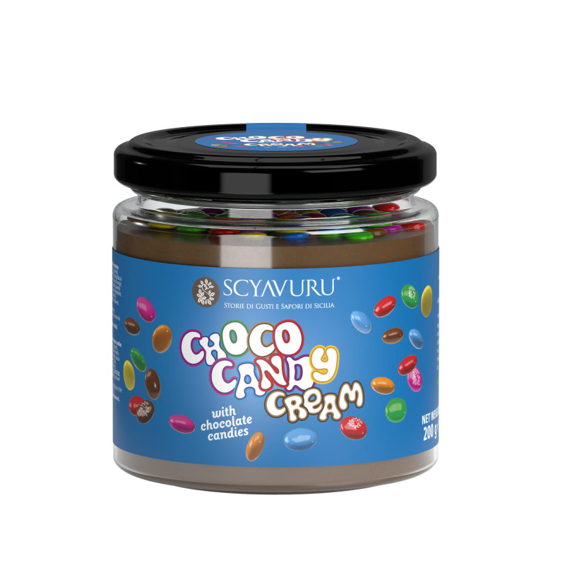 Crema Spalmabile Choco Candy Sweet Temptations vaso vetro 200 g Scyavuru.jpg