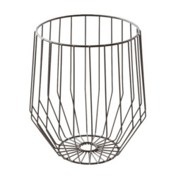 Cesto porta frutta filo nero diam 23 x h25 cm Paderno.jpg