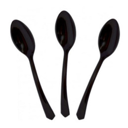 Cucchiaini mignon neri confezione 200 pezzi TecnoStyle.jpg