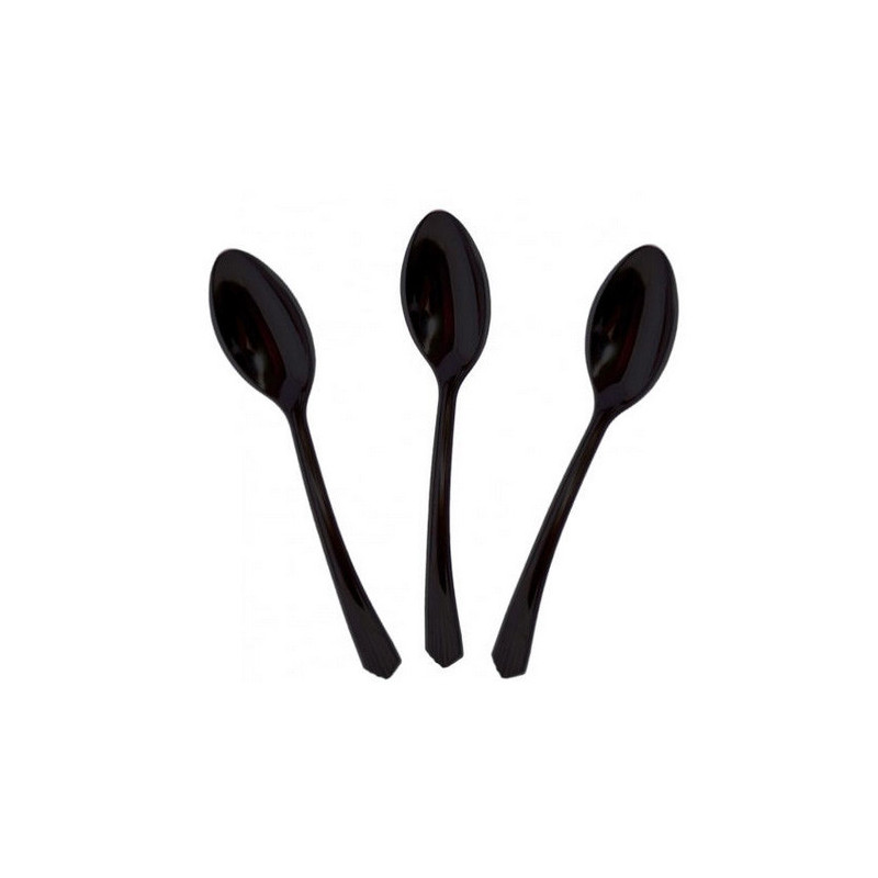 Cucchiaini mignon neri confezione 200 pezzi TecnoStyle.jpg