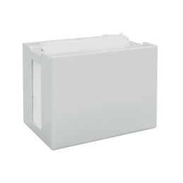 Dispenser antibatterico tovaglioli interfogliati bianco Soffas.jpg