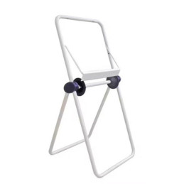 Distributore per bobina da terra metallo verniciato bianco Ferrara.jpg