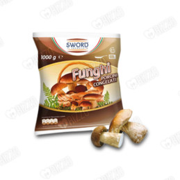 Funghi Porcini interi congelati, busta da 1 kg. Sword