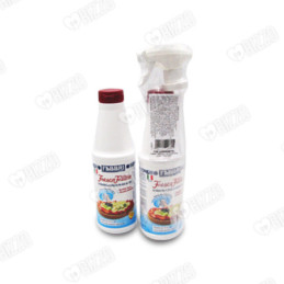 Gelatina pronta all'uso spray Fabbri + nebulizzatore, bottiglia da 800 gr