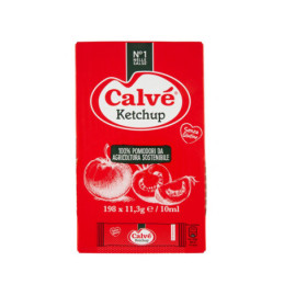 Ketchup busta monodose gr 10 cartone pezzi 198 Calvè