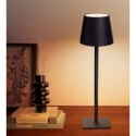Lampada led da tavolo tuch senza fili ricaricabile nera Saatchi bis.jpg