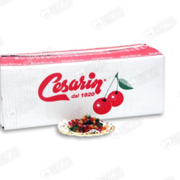 Macedonia frutta candita mista cubetti 6x6 cartone kg 5 Cesarin