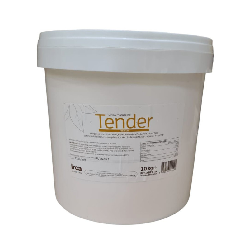 Margarina spalmabile per impasto Tender secchio kg 10 Irca.jpg