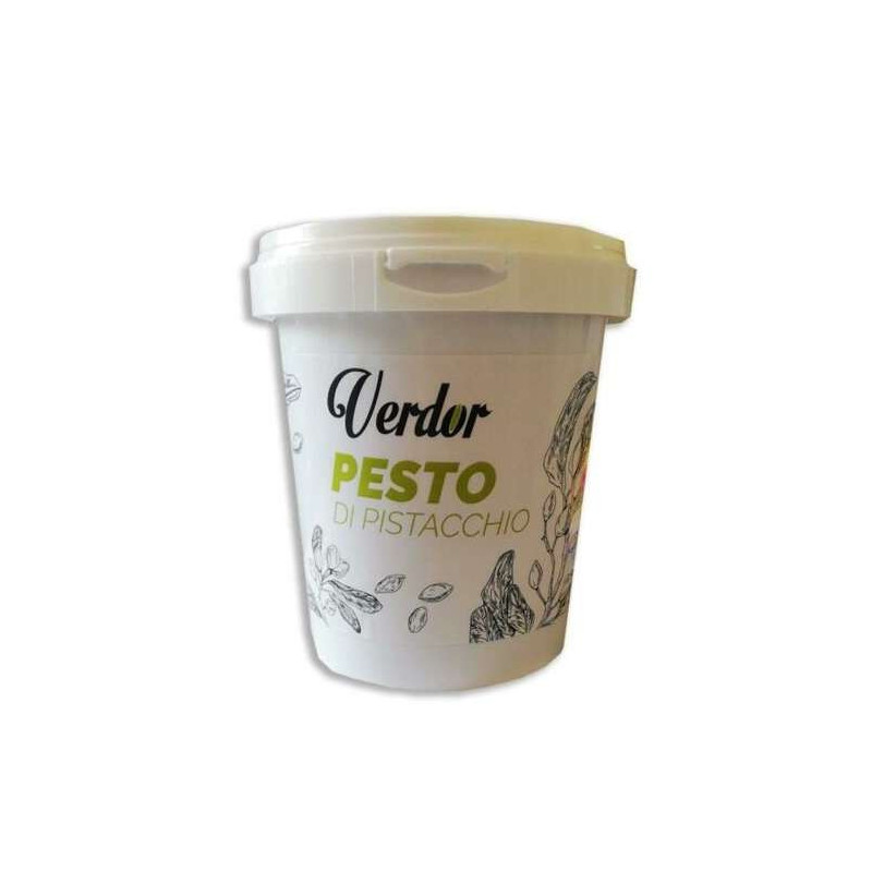 Pesto di pistacchio barattolo in plastica da 1 kg Verdor.jpg