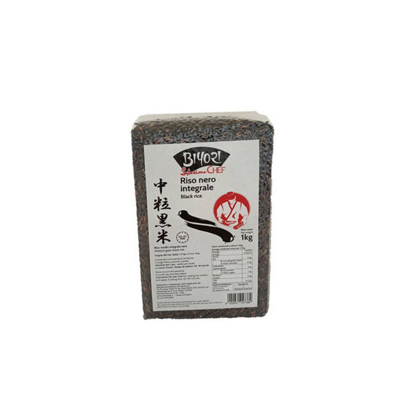 Riso per sushi nero integrale confezione kg 1 Biyori.jpg