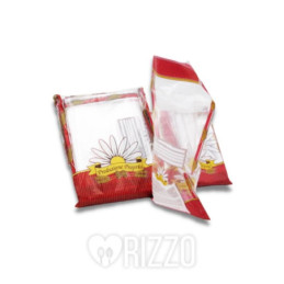 Sacchetti plastica 25X40 decoro margherita pezzi 100