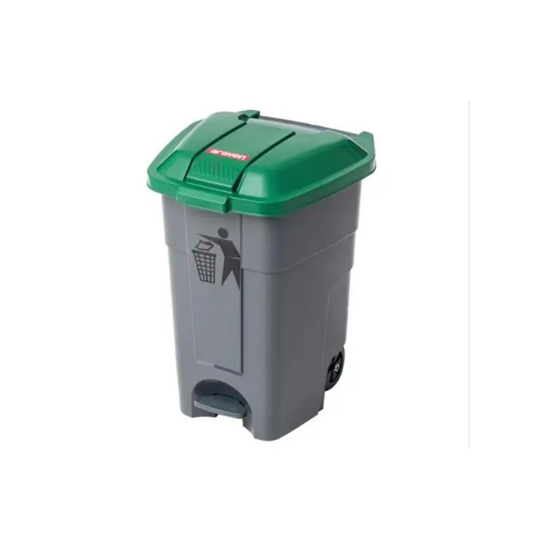 Secchio pedale Verde lt.50 Araven.jpg