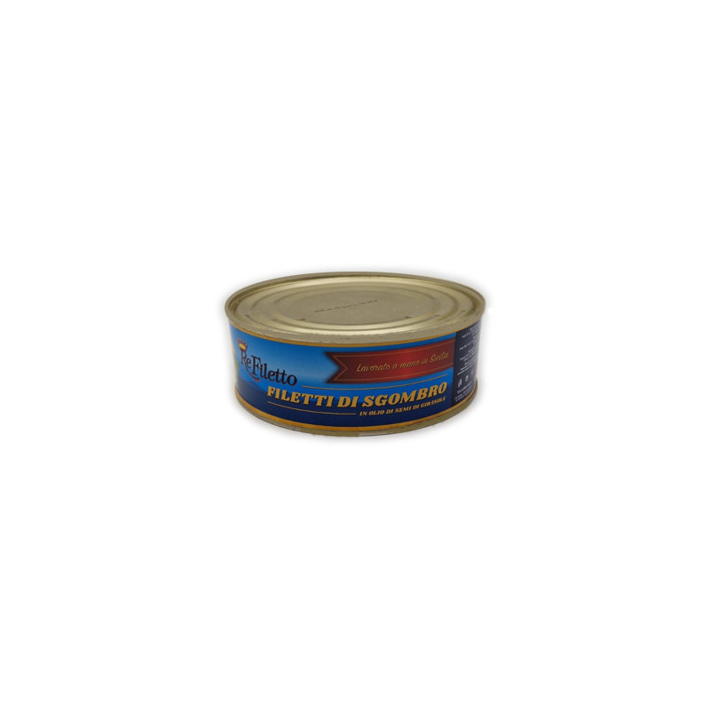 Filetti di sgombro in olio di girasole latta gr 850 Scalia Sciacca.jpg