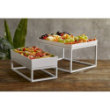 Stand per buffet bianco in metallo GN 1 2 32,5x26,5x16 cm Leone bis.jpg