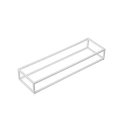 Stand per buffet bianco in metallo GN 2/4 53x16,5x8 cm Leone
