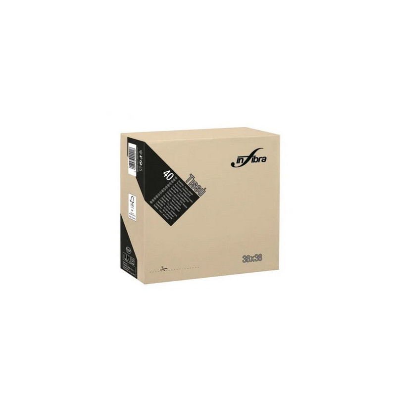 Tovaglioli tissù 38x38 Madreterra confezione da 40 pezzi Infibra.jpg