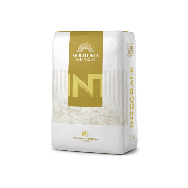 Farina di grano tenero tipo integrale oro sacco kg 25 Molitoria San paolo.png