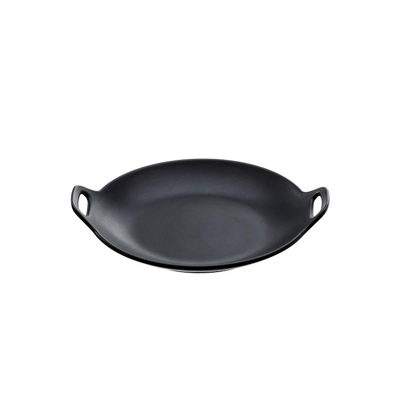 Wok in melamina nera con 2 manici Ø 20 cmx2.5 h.jpg