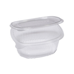 Contenitori ovali PET con coperchio incernierato G2 cc750 Cuki Professional.jpg