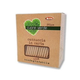 Cannucce carta kraft cm 14,5 scatola 250 pezzi Leone.jpg