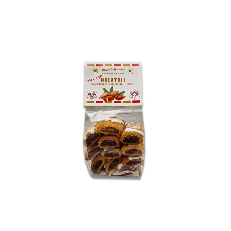 Biscotti siciliani Nucatuli ripieno con mandorle e miele pacco gr 350 Genco.jpg