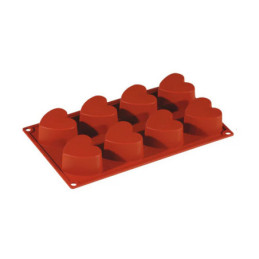 Stampo silicone multiplo 8 cuori 65x60x35 ml 97 Paderno.jpg