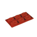 Stampo silicone multiplo 8 savarin ovali mm 80x60x25 h ml 74 Pavoni.jpg