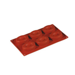 Stampo silicone multiplo 8 savarin ovali mm 80x60x25 h ml 74 Pavoni.jpg