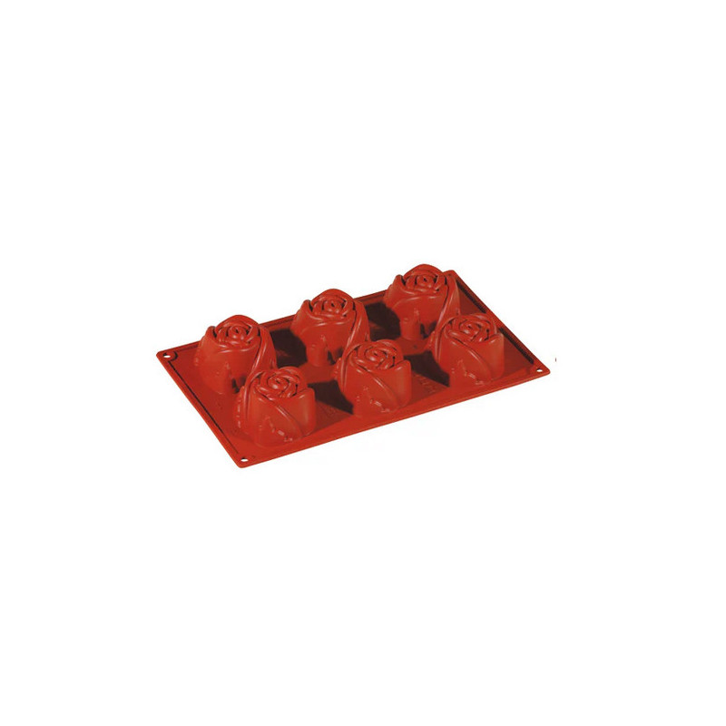Stampo silicone multiplo 6 rose mm diam 75x40 h ml 90 Pavoni.jpg