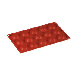 Stampo silicone multiplo 15 tartallette mm diam 50x12 h ml 20 Pavoni.jpg