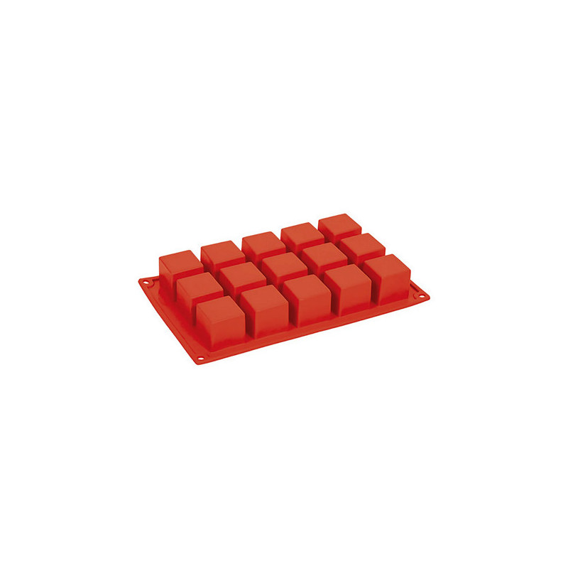 Stampo silicone multiplo 15 cubi mm 40x40x40 ml 62 Pavoni.jpg