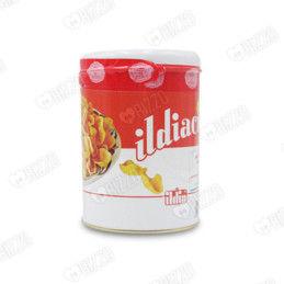 Patatine sfogliatine da friggere, confezione di latta da 400 gr. Ildiacip